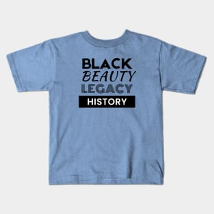 Black Beauty and Legacy Kids T-Shirt